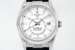 ROLEX SKY-DWELLER 326934 STAINLESS STEEL BLUE DIAL 42MM WATCH PRE-OWNED 2025