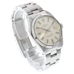 ROLEX OYSTER PERPETUAL DATE 1500 STAINLESS STEEL SILVER DIAL SWISS MADE WATCH