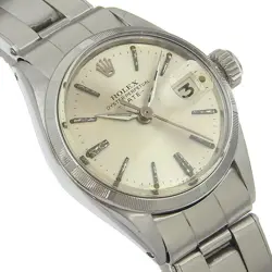 ROLEX OYSTER PERPETUAL DATE CAL.1160 STAINLESS STEEL SILVER DIAL AUTOMATIC