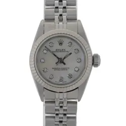ROLEX DATEJUST 67194 DIAMOND DIAL 26MM AUTOMATIC LADIES WATCH + BOX & PAPERS