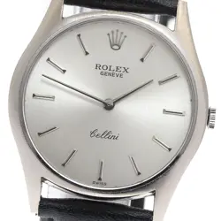 ROLEX CELLINI 3804 K18WG CAL.1600 SILVER DIAL HAND WINDING MEN'S WATCH_883876