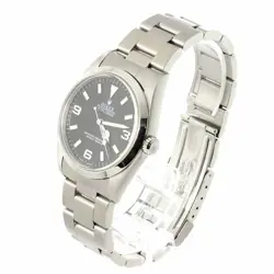 ROLEX 14270 EXPLORER I P NUMBER MEN'S WRISTWATCH BLACK AUTOMATIC SELF-WINDING.