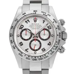 ROLEX COSMOGRAPH DAYTONA 116509 SILVER ARABIAN RANDOM NUMBER SECOND HAND MENS