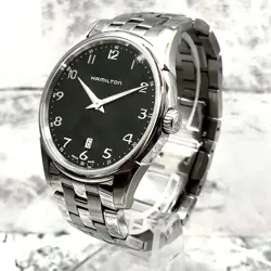 HAMILTON JAZZMASTER WATCH SILVER DIAL USED ROLEX