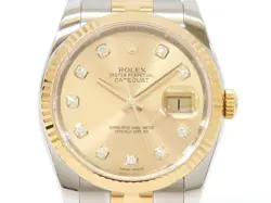 ROLEX 116233G DATEJUST 36 RANDOM SERIAL YG/10PD/AUTOMATIC #010