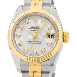 ROLEX DATEJUST F SERIES (AROUND 2003-2004) 179173NG TO211415