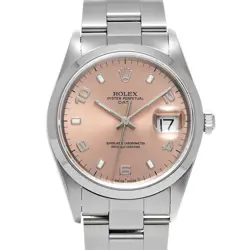ROLEX OYSTER PERPETUAL DATE 15200 PINK WATCH 665706