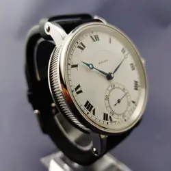 ROLEX  EXTRA-PRIMA  STAINLESS STEEL, POCKET WATCH TO WRISTWATCH CONVERSION.