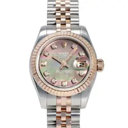 ROLEX 179171NG BLACK LADIES USED WATCH #61123
