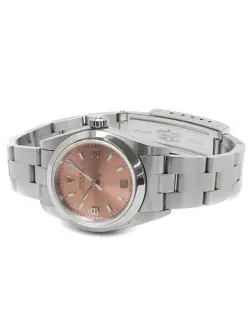 ROLEX Oyster Perpetual 76080 Pink Case Size 24mm Ladies Used Watch #611123