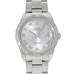 ROLEX DATEJUST THUNDERBIRD 16264 SILVER MEN'S USED WATCH #613023