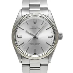 ROLEX OYSTER PERPETUAL 1005 GRAY CASE SIZE 34MM X 34MM MEN'S USED WATCH #62523