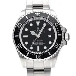 ROLEX SEA-DWELLER DEEP SEA 116660 BLACK MEN'S USED WATCH #611123