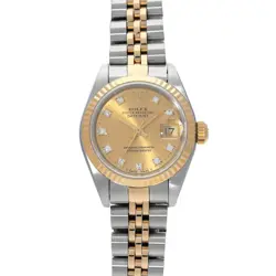ROLEX DATEJUST 69173G CASE SIZE 26×26MM LADIES USED WATCH #612223