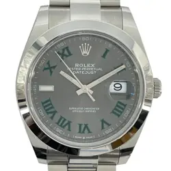 ROLEX DATEJUST 41 SLATE 126300 GRAY CASE SIZE 41MM MEN'S USED WATCH #612823