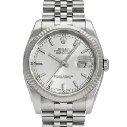 ROLEX 116234 SILVER MEN'S USED WATCH #624423