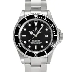 ROLEX 16600 BLACK MEN'S USED WATCH #613223
