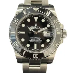 ROLEX SUBMARINER DATE 116610LN BLACK CASE SIZE 40MM MEN'S USED WATCH #612823