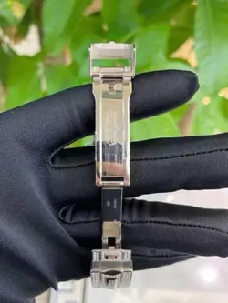 Real Rolex GMT-Master ll 116710  BUST DOWN NATURAL DIAMOND  w/ Card Authentic