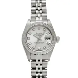 ROLEX DATEJUST 79174G SILVER CASE SIZE 26×26MM LADIES USED WATCH #621923