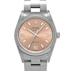 ROLEX AIR KING 14000 PINK CASE SIZE 34×34MM MEN'S USED WATCH #625723