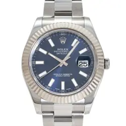 ROLEX 116334 BLUE MEN'S USED WATCH #611623