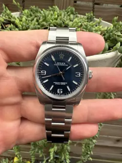 ROLEX OYSTER PERPETUAL 116000 SILVER OYSTER BRACELET WITH SILVER BEZEL