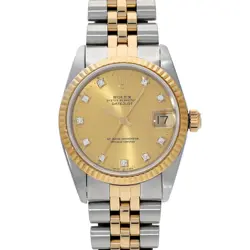 ROLEX DATEJUST 68273G CASE SIZE 31×31MM UNISEX USED WATCH #61423