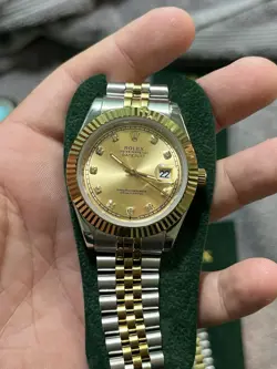 ROLEX DATEJUST TWO-TONE JUBILEE FLUTED BEZEL 36MM