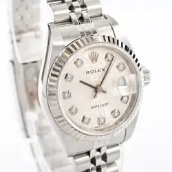 ROLEX Datejust 79174G Silver Case Size 26mm Ladies Used Watch #631923