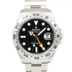 ROLEX EXPLORER II 226570 BLACK MEN'S USED WATCH #651923
