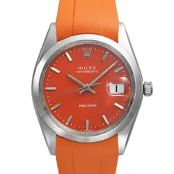 ROLEX OYSTER DATE 6694 RED CASE SIZE 34MM X 34MM MEN'S USED WATCH #611123