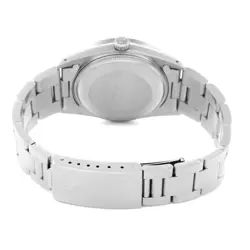 Rolex Date Engine Turned Bezel Vintage Steel Automatic Mens Watch 15010