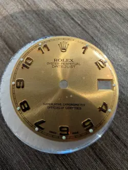 GENUINE ROLEX DATEJUST 31MM CHAMPAGNE GOLD ARABIC 68243 78243 178273