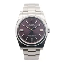 ROLEX 11600 OYSTER PERPETUAL 36MM GRAPE DIAL WATCH