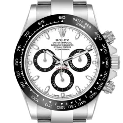 ROLEX DAYTONA CERAMIC BEZEL WHITE PANDA DIAL STEEL MENS WATCH 116500 BOX CARD