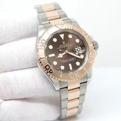ROLEX 126621 YACHTMASTER 18K/SS WITH CHOCOLATE DIAL