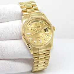 WITH CHAMPAGNE ROLEX