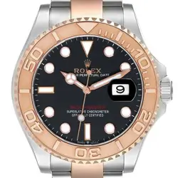 ROLEX YACHTMASTER ROSE GOLD STEEL ROLESOR MENS WATCH 126621