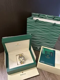 ROLEX MEN'S OYSTER PERPETUAL DATEJUST WATCH LUXURY STYLE