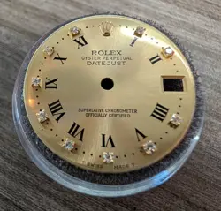 GENUINE ROLEX DATEJUST 31MM CHAMPAGNE GOLD ROMAN DIAMOND  68243 78243 178273
