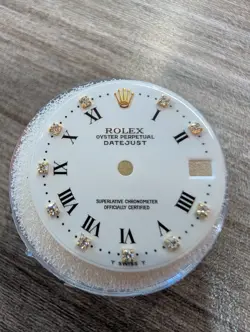 GENUINE ROLEX DATEJUST 31MM WHITE ROMAN GOLD DIAMOND  68243 78243 178273