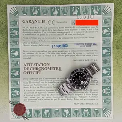 1991 ROLEX SUBMARINER