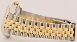 2022 PAPERS Rolex DateJust 36mm CHAMPAGNE DIAMOND MOTIF 18K JUBILEE 126233 BOX