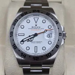 PAPERS 2024 ROLEX EXPLORER II 42MM 226570 WHITE POLAR DIAL BOX