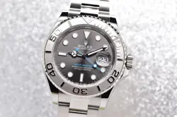 2024 ROLEX YACHT-MASTER 40MM STEEL & PLATINUM BEZEL RHODIUM DIAL 126622 FULL SET