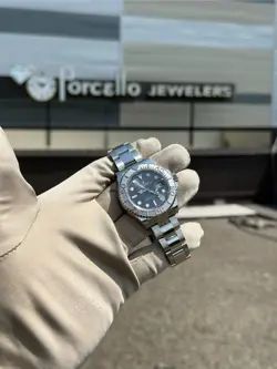 2024 Rolex Yacht-Master 40mm Steel & Platinum Bezel Rhodium Dial 126622 Full Set