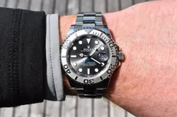 2024 Rolex Yacht-Master 40mm Steel & Platinum Bezel Rhodium Dial 126622 Full Set