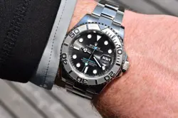 2024 Rolex Yacht-Master 40mm Steel & Platinum Bezel Rhodium Dial 126622 Full Set