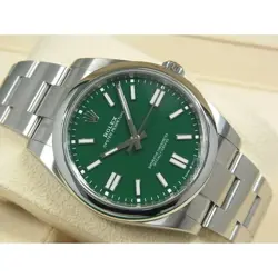 ROLEX OYSTER PERPETUAL 41 GREEN 124300